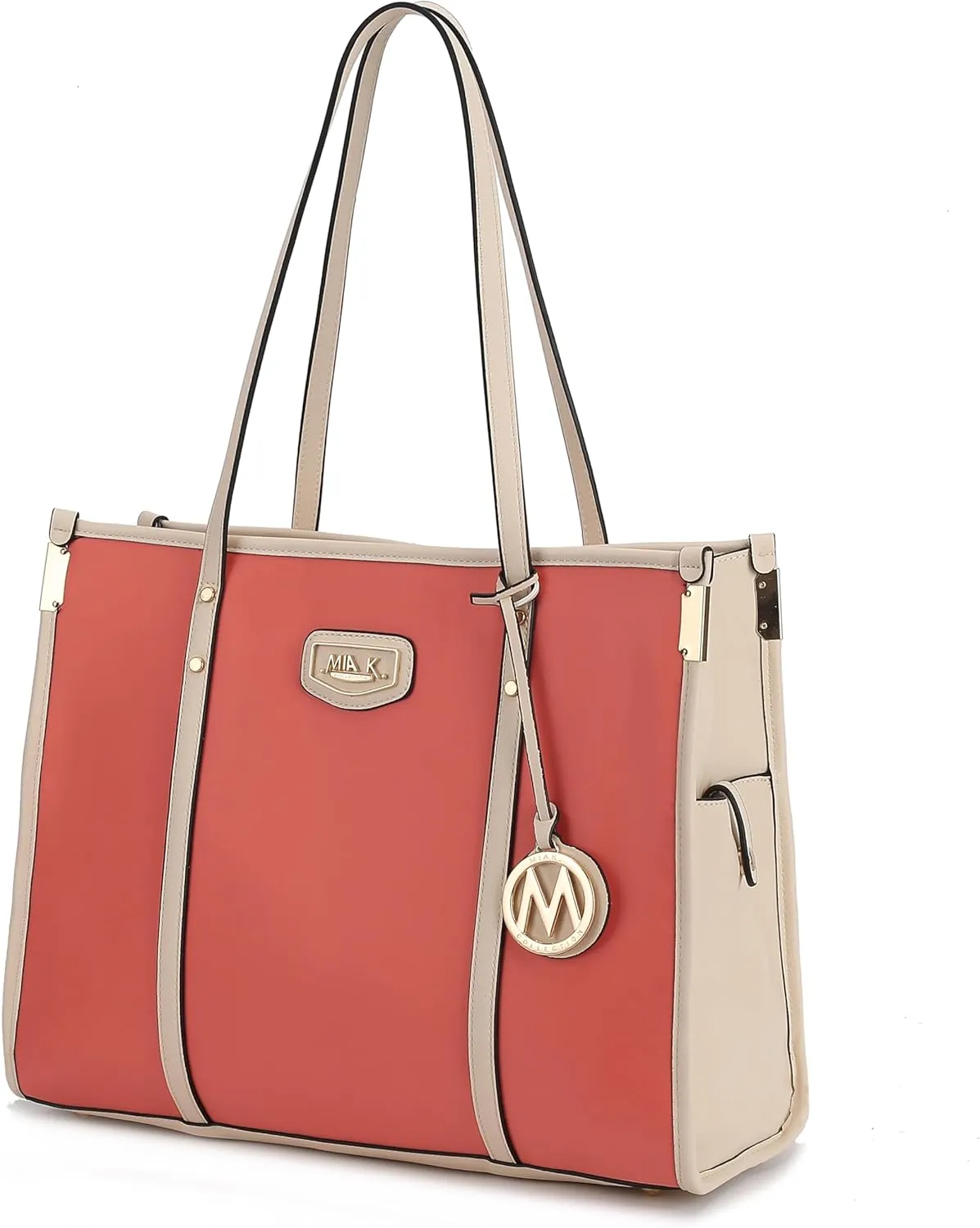 MKF Collection Women's Shoulder Bag, PU Leather Ladies Satchel Handbag – Top Handle Tote Bag Fashion Purse by Mia K