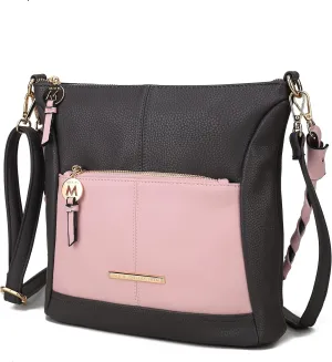 MKF Crossbody Bags for Women Purses and Handbags– PU Leather – Medium Over the Shoulder Side Messenger Bag