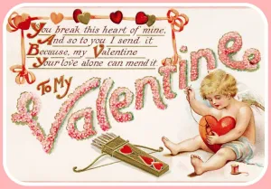 Monahan Valentines Placemats for Valentines Day Table Decorations, Valentines Party Decorations - Paper Placemats Disposable, Table Mats, Cupid, Hearts Place Mats Pk 25, Red, 12x18