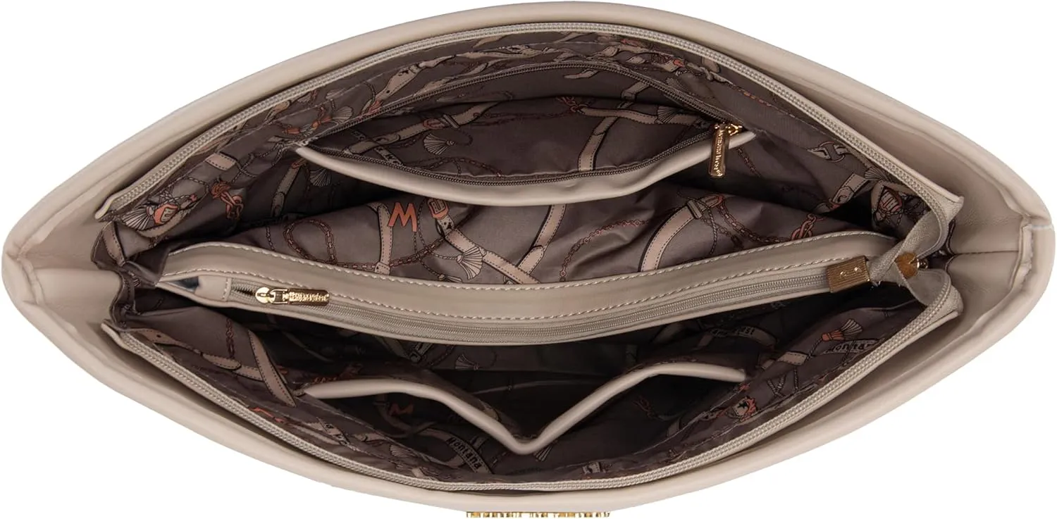Montana West MEDIUM Tote Bag for Women Quilted Chain Handbags Shoulder Purse