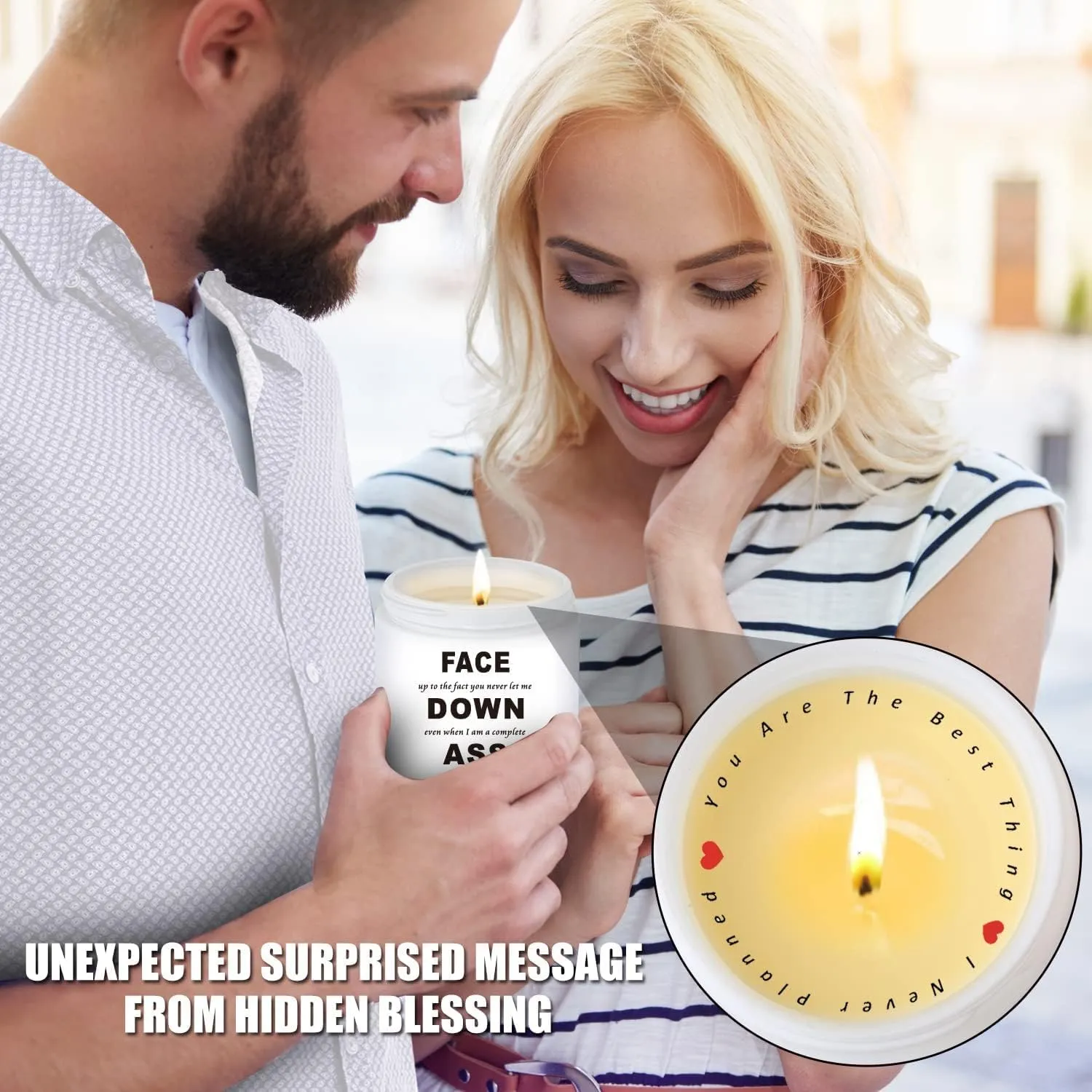 Mother's Day Gifts for Wife from Husband,Romantic Candles Gift for Her Girlfriend Boyfriend Him,Birthday Anniversary Wedding Gift for Couple Women Sexy, Funny Gifts for Her, Wife Candle