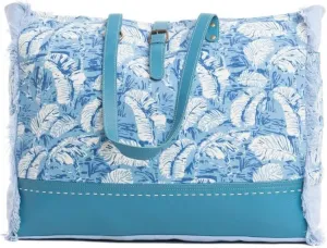Myra Bag Western Leather Weekender Bag for Women - Upcycled Shoulder Handbag