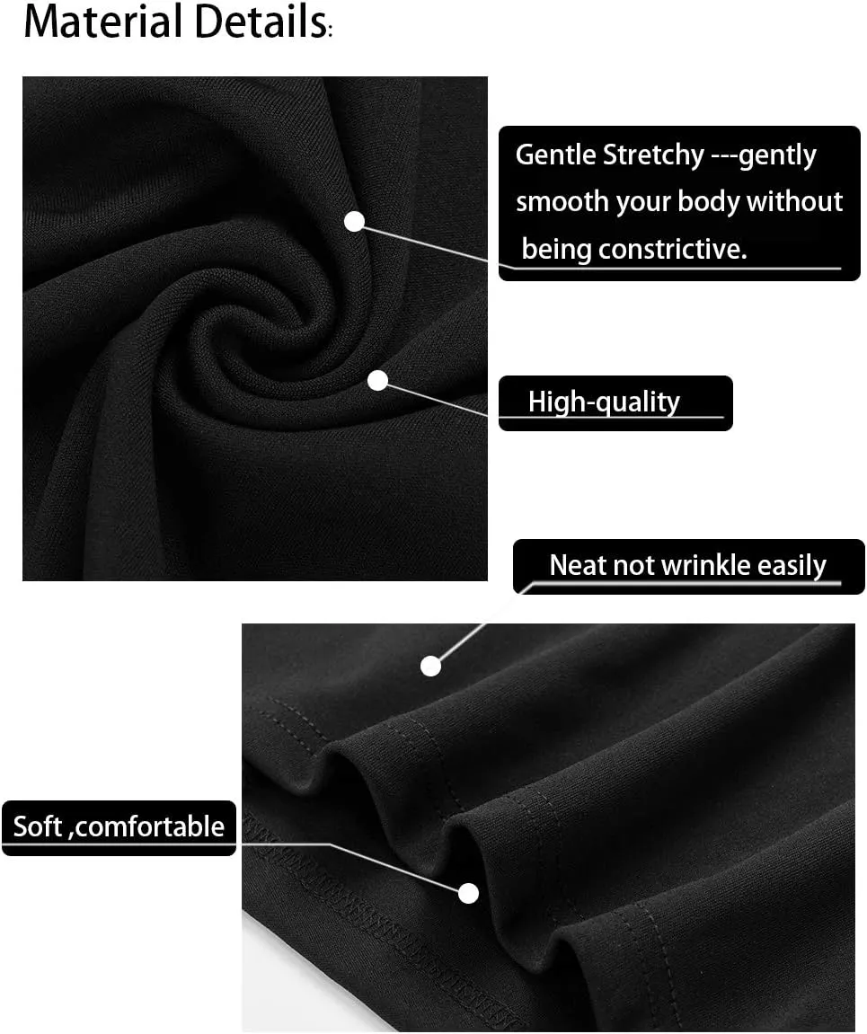Nature Comfy Elegant Womens Wear to Work Casual one Shoulder Belted Pencil Dress with Pockets