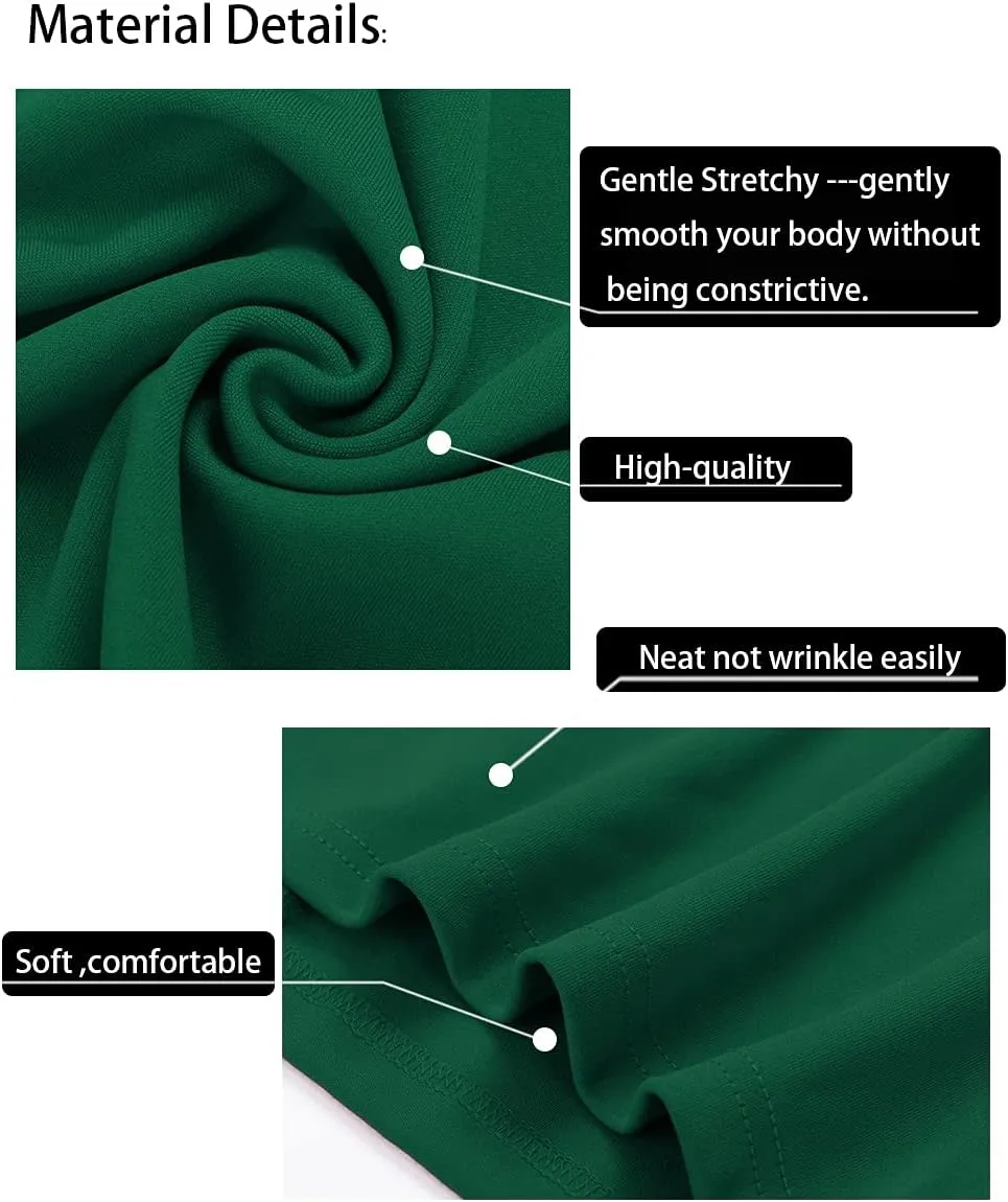 Nature Comfy Elegant Womens Wear to Work Casual one Shoulder Belted Pencil Dress with Pockets