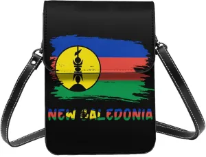 New Caledonia New Caledonian Flag Small Crossbody Bag Is A Shoulder Bag Designed For Women And Girls Cell Phone Crossbody Wallet Purses With Card Slots Adjustable Strap