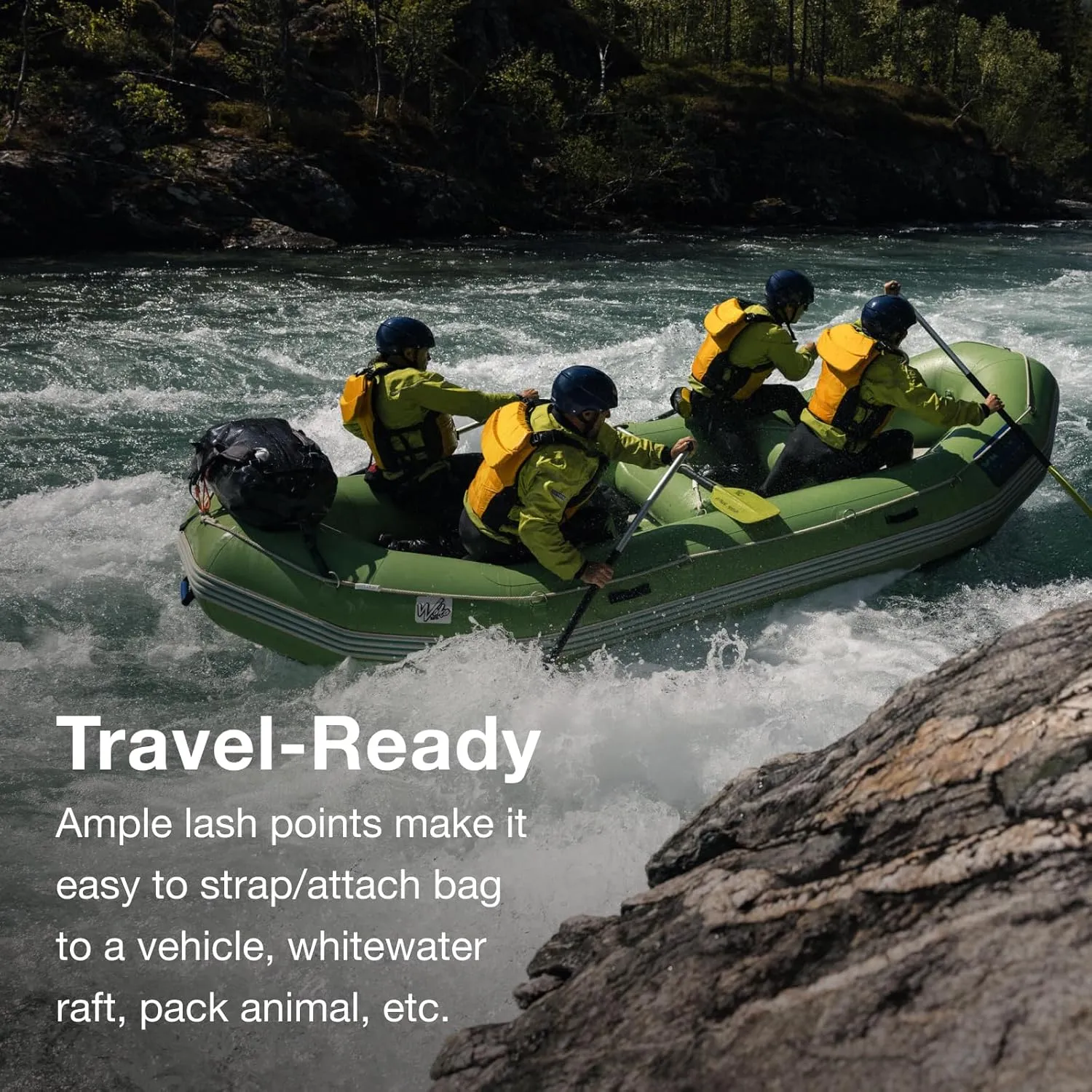 Osprey Transporter Waterproof 100L Duffel Bag, Mars Orange