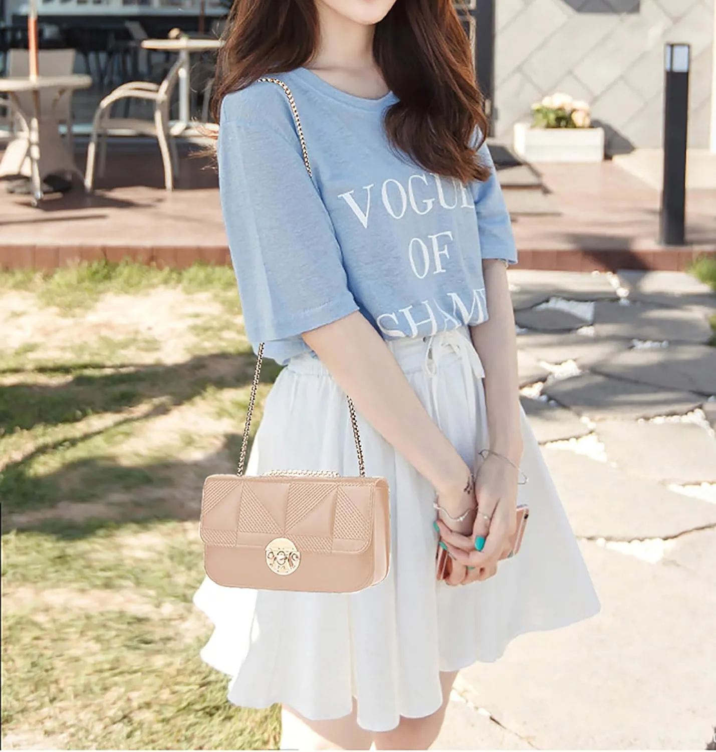 PORT&LOTUS Mini Shoulder Bag for Women PU Leather Small Bags for Women Little Tote Bag Women Purses