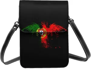 Portugal Portuguese Eagle Flag Small Crossbody Bag Is A Shoulder Bag Designed For Women And Girls Cell Phone Crossbody Wallet Purses With Card Slots Adjustable Strap