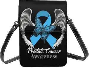 Prostate Cancer Awareness Small Crossbody Bag Is A Shoulder Bag Designed For Women And Girls Cell Phone Crossbody Wallet Purses With Card Slots Adjustable Strap
