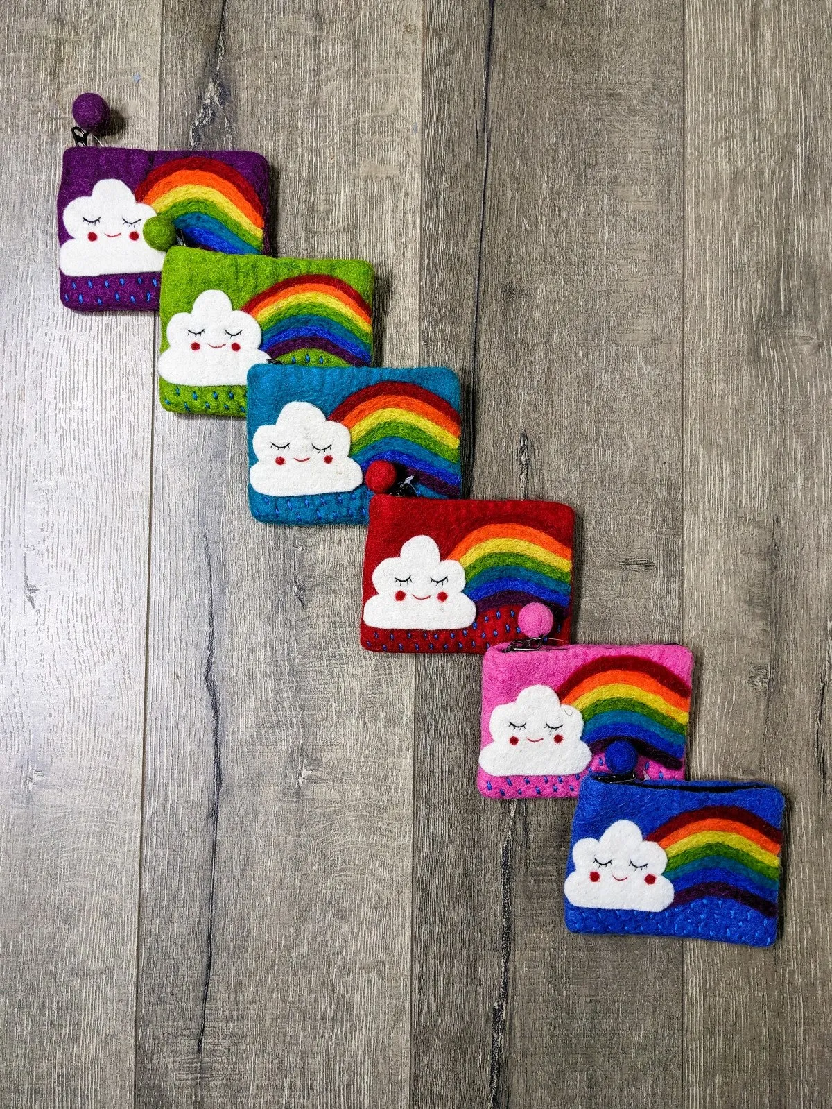 Rainbow Cloud Purse