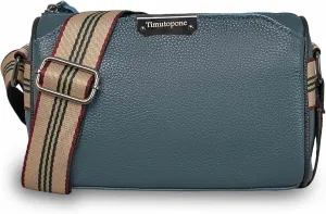 Real Leather Crossbody bags for Women Classic Shoulder Cross Body Purse Luxury Trendy Wide Strap Purses Bag