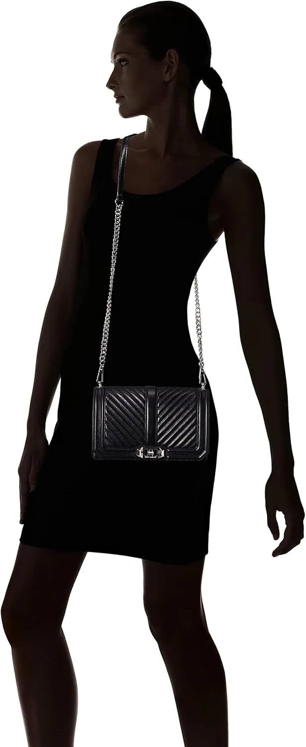 Rebecca Minkoff Chevron Quilted Love Crossbody