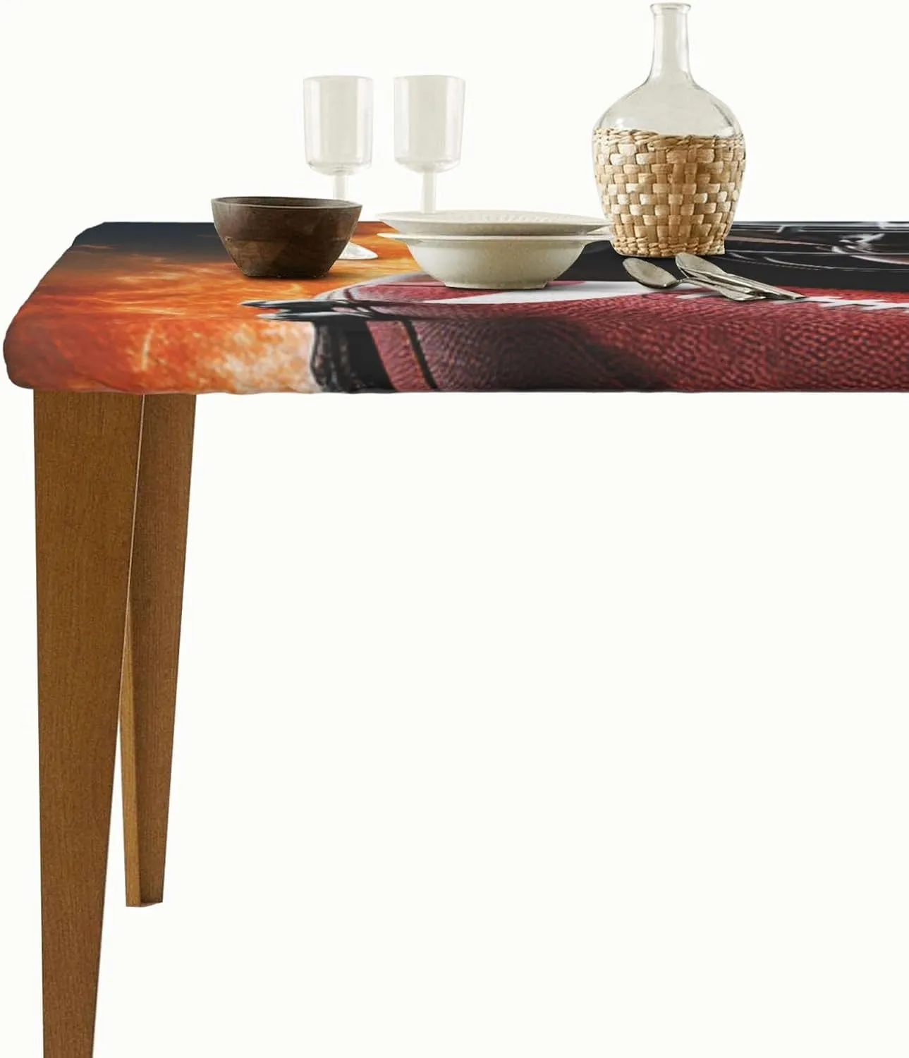 Rectangle Table Cover Waterproof Table Cloth 30"x60" Cool American Football Table Cloths Tablecloth for Kitchen Wrinkle Free Tablecover for Dining Outdoor Camping Picnic
