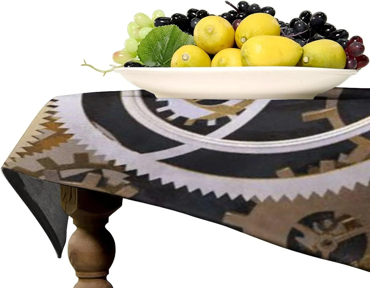 Rectangle Tablecloth Washable Table Cloth Steampunk Mechanical Gears Steampunk Mechanical Gears Tablecloths Wrinkle Free Table Cover for Dining Table Decorative Fabric Kitchen Tablecover for Outdoor F