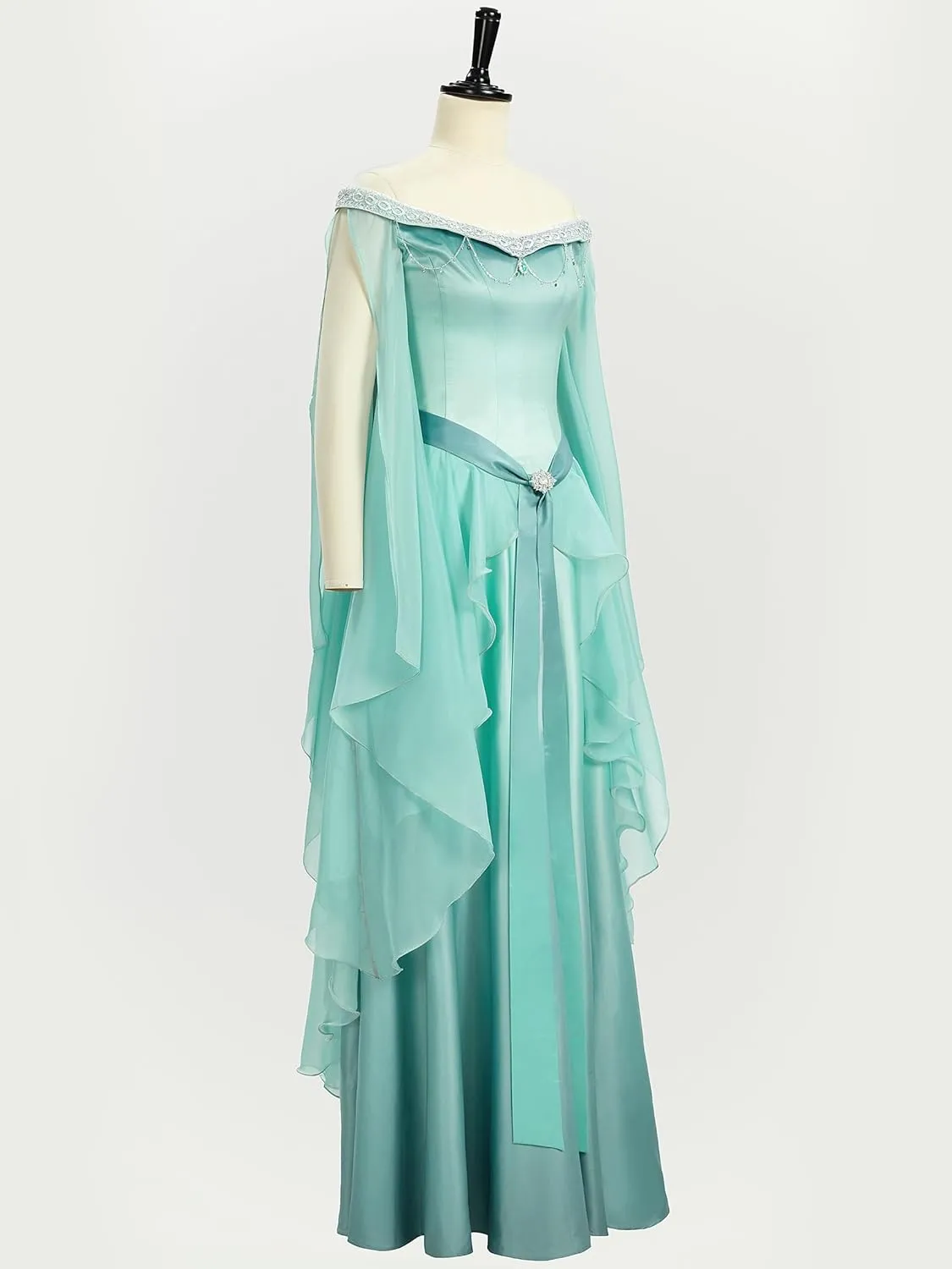 Renaissance Costume Women Retro Gradient Elf Medieval Dress for Women