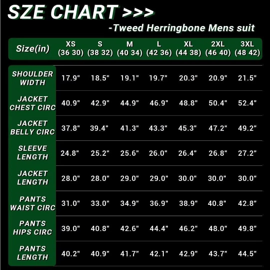Retro Men Suit 3 Piece Tweed Herringbone Men's Suits Wool Jacket Tuxedos Wedding Grooms Blazer Vest Pants Set Prom
