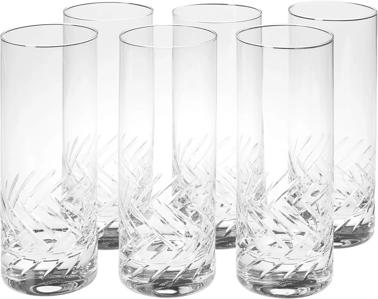 Schott Zwiesel Tritan Crystal Glass Distil Barware Collection Arran Collins Cocktail Glasses (Set of 6), 11.1 oz, Clear