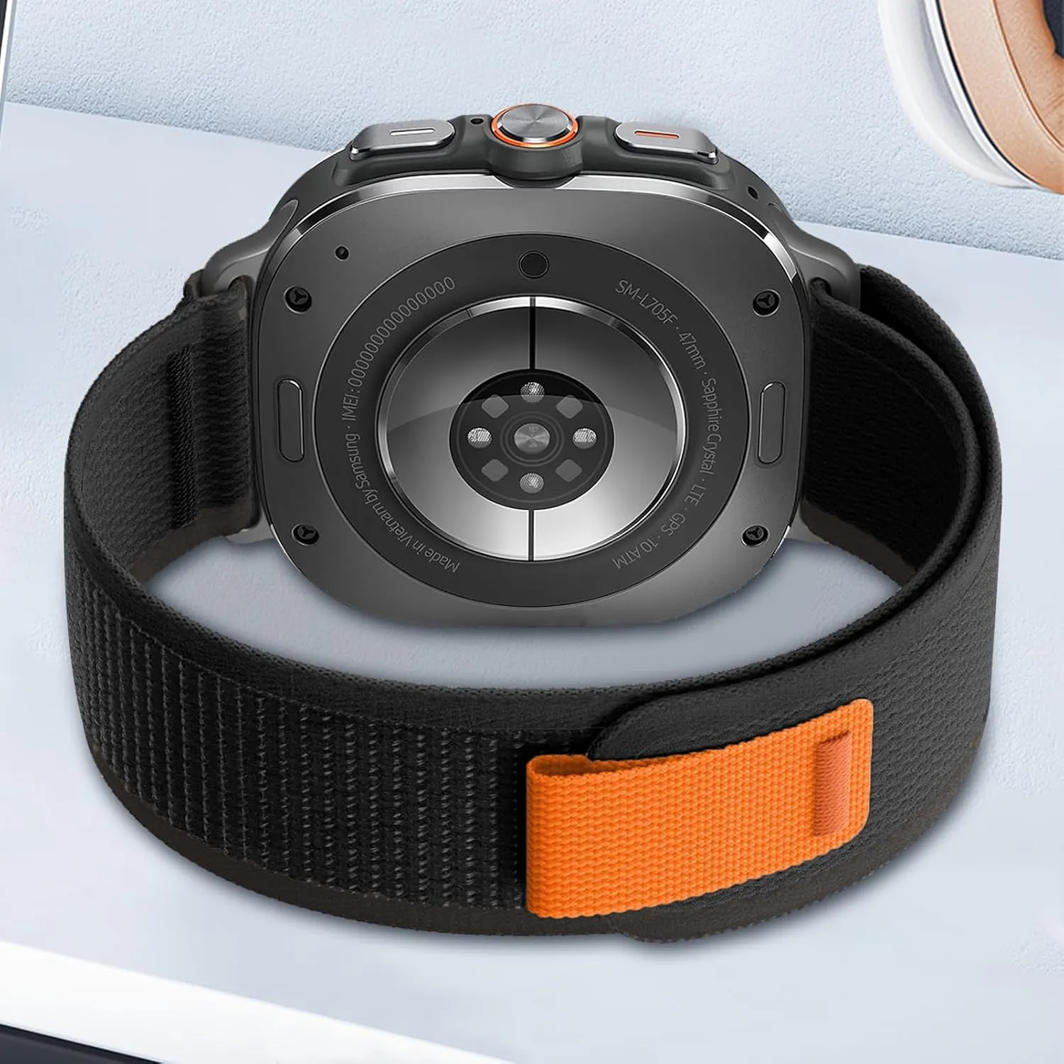 SERDAS Bracelet For Samsung Galaxy Watch Ultra Strap 47mm Accessories Sport Nylon wristband Trail loop correa Watchbands
