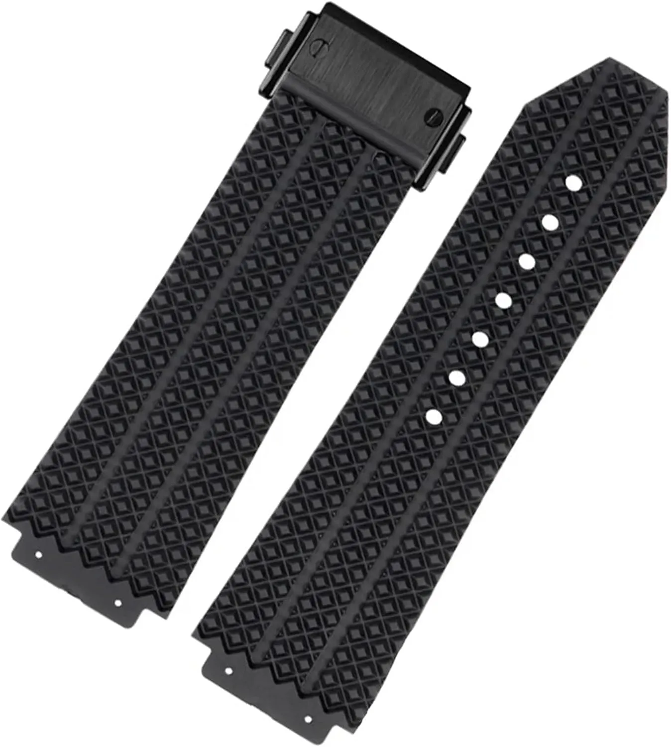 SERDAS FKM Fluorosilicone watchbands For HUBLOT BIG BANG Silicone 25 * 17mm 26 * 19mm Waterproof Men's Watch Strap Chain Watch Rubber Bracelet Wristband