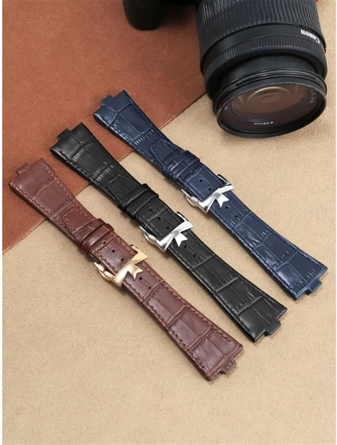 SERDAS Genuine Leather Watchband For Vacheron Constantin Series 4500V 5500V P47040 Stainless Steel Buckle 25 * 8 25 * 7 Watch Strap