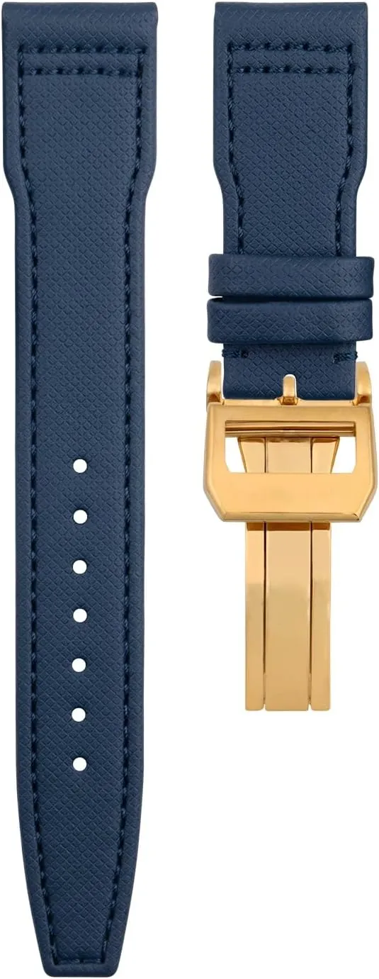 SERDAS Nylon Canvas Leather Watchband 21mm 22mm For IWC Strap SPITFIRE MARK 18 Portugieser Portofino Pilot IW3777 Wristband
