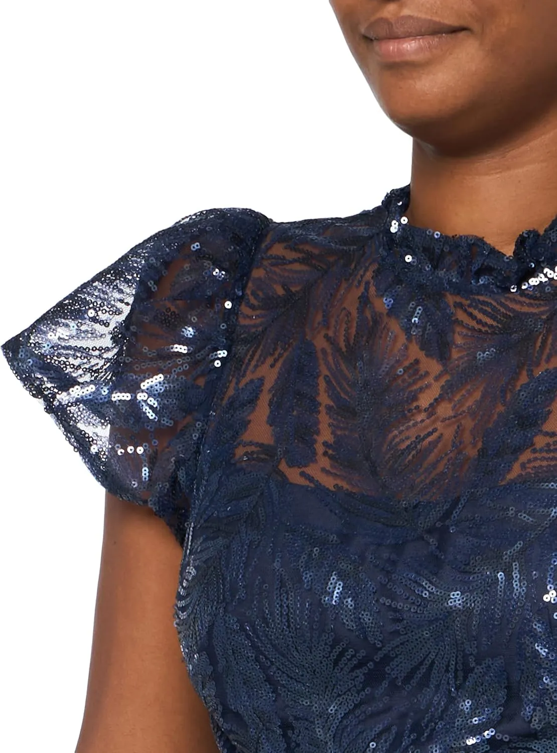 Shoshanna Women's Midnight Madison Sequin Everlie Dress