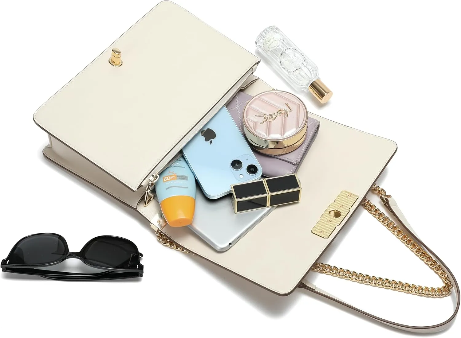 Shoulder Bag for Women leather bag Purses and Handbags with Zipper Crossbody Bag black shoulder bag