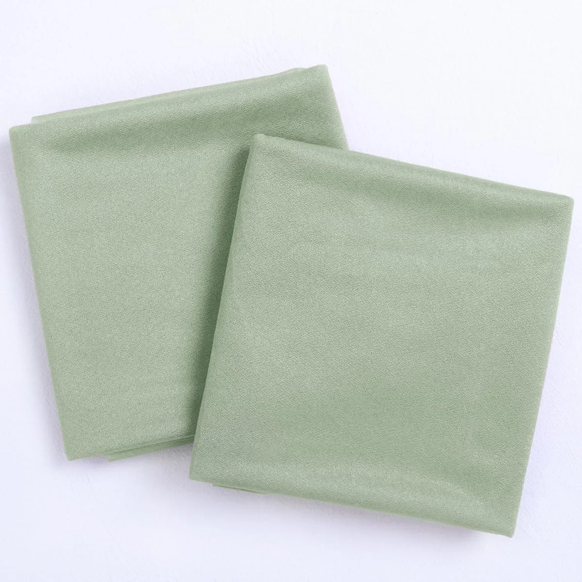 Socomi Wedding Arch Draping Fabric 29" x 20Ft 1 Panel Sage Green Sheer Outdoor Curtain Drapes Extra Long for Wedding Ceremony Birthday Party Decoration