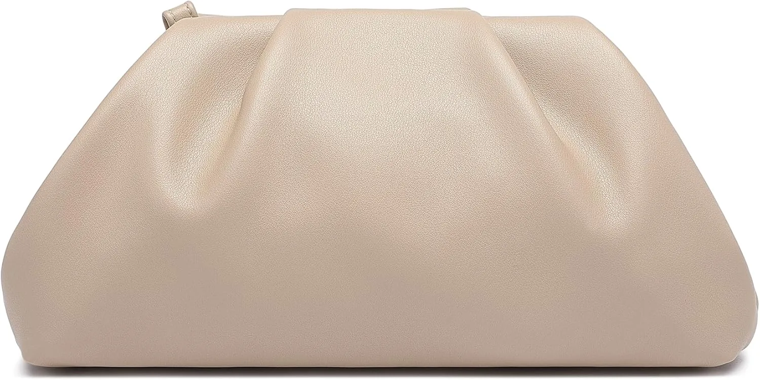 Soft PU Leather Clutch Purses for Women Formal Elegant Luxurious Evening Bag