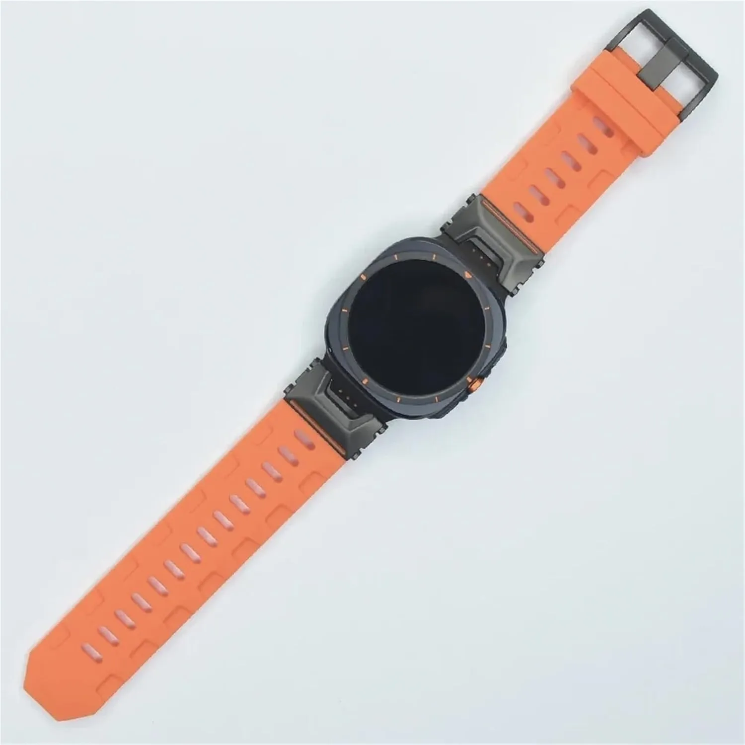 Soft Silicone Loop Strap For Samsung Galaxy Watch Ultra 47mm Sports WatchBands For Galaxy Ultra No Gaps Curved End Bracelet