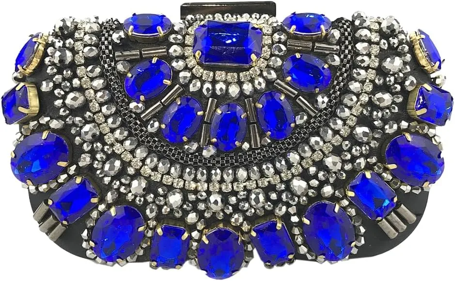 Solyinne Evening Bag for Woman Crystal Clutch Purses Sparkly Purses Cocktail Wedding Handbag