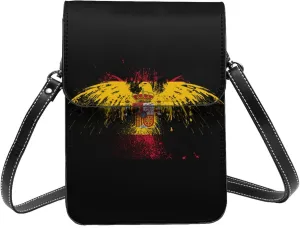 Spain Spanish Eagle Flag Small Crossbody Bag Is A Shoulder Bag Designed For Women And Girls Cell Phone Crossbody Wallet Purses With Card Slots Adjustable Strap
