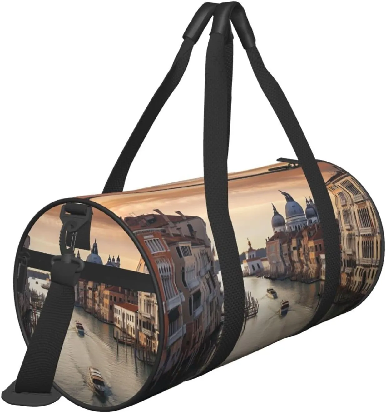 Travel Duffle Bag Weekender Bags For Men Women With Shoe Compartment Large Capacity Weekender Overnight Bag Grand Canal Carry On Tote Bags Sport Gym Bag For Travel Yoga