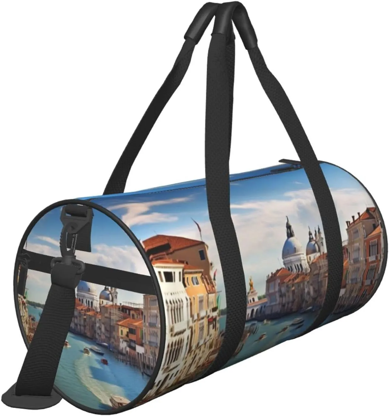 Travel Duffle Bag Weekender Bags For Men Women With Shoe Compartment Large Capacity Weekender Overnight Bag Grand Canal In Italy Carry On Tote Bags Sport Gym Bag For Travel Yoga