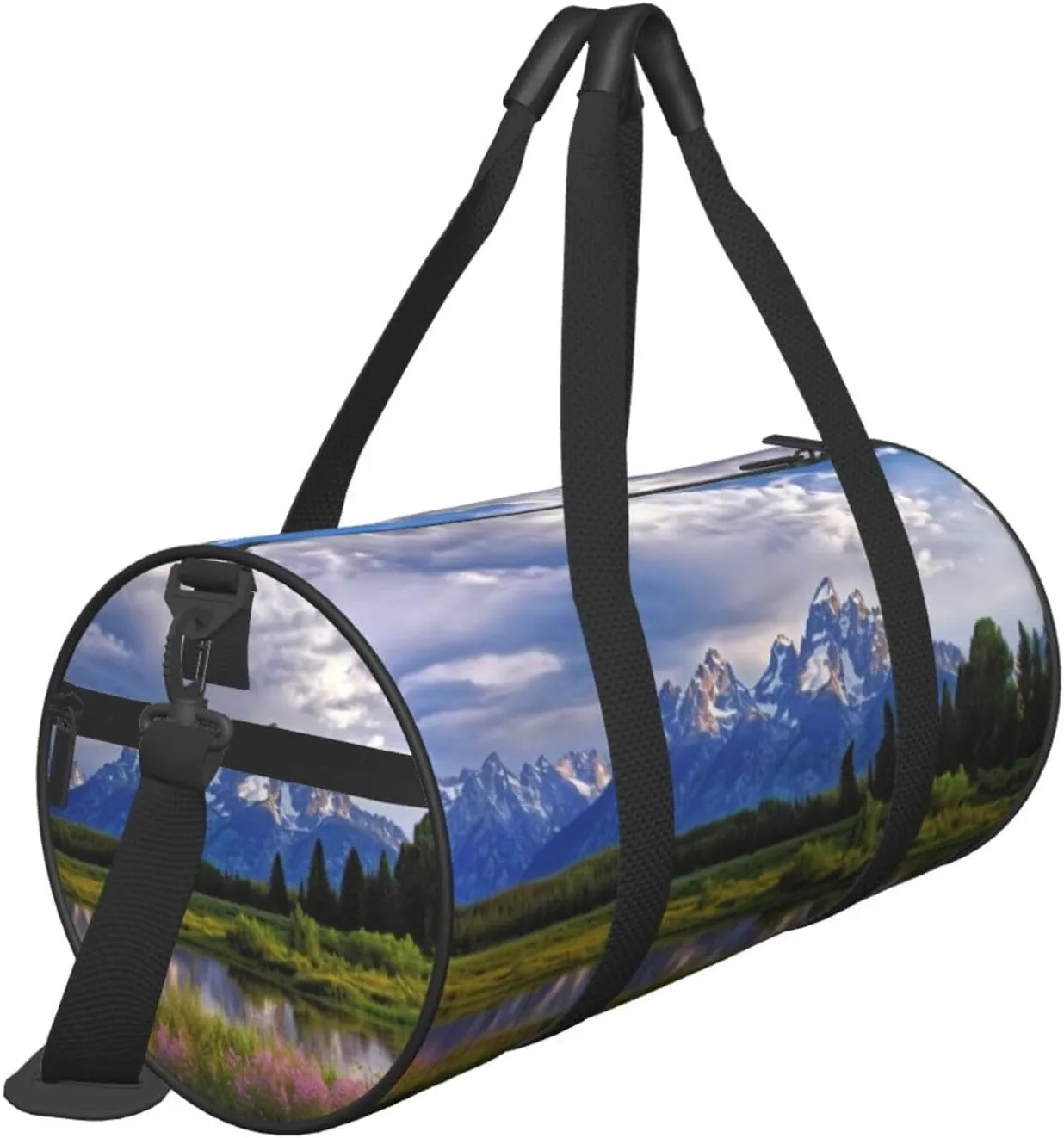 Travel Duffle Bag Weekender Bags For Men Women With Shoe Compartment Large Capacity Weekender Overnight Bag Grand Teton National Park Carry On Tote Bags Sport Gym Bag For Travel Yoga