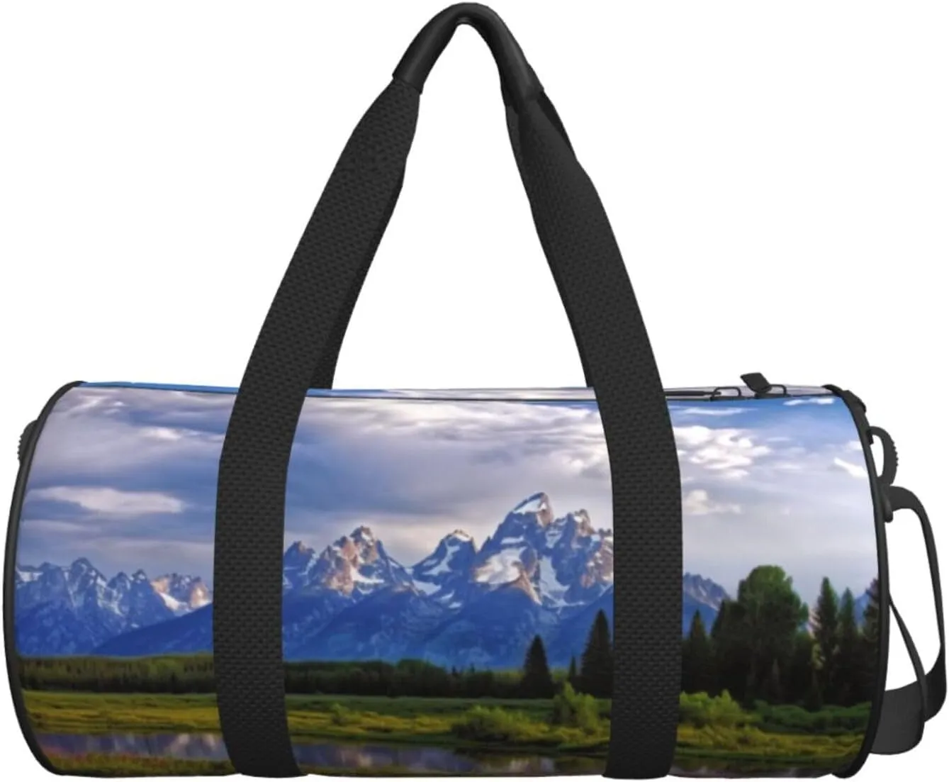 Travel Duffle Bag Weekender Bags For Men Women With Shoe Compartment Large Capacity Weekender Overnight Bag Grand Teton National Park Carry On Tote Bags Sport Gym Bag For Travel Yoga