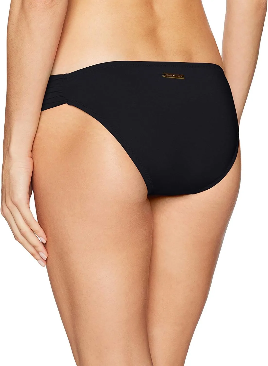 Trina Turk Women's Shirred Side Hipster Pant Bikini Swimsuit Bottom
