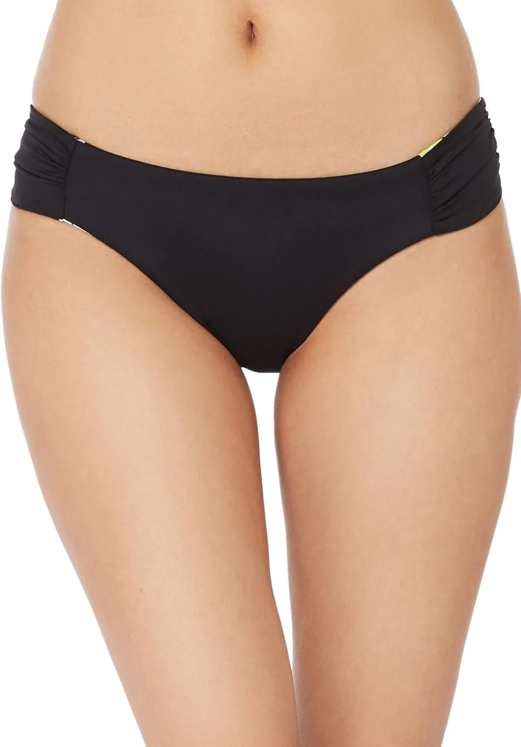 Trina Turk Women's Shirred Side Hipster Pant Bikini Swimsuit Bottom