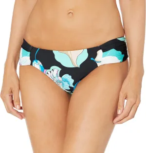 Trina Turk Women's Shirred Side Hipster Pant Bikini Swimsuit Bottom
