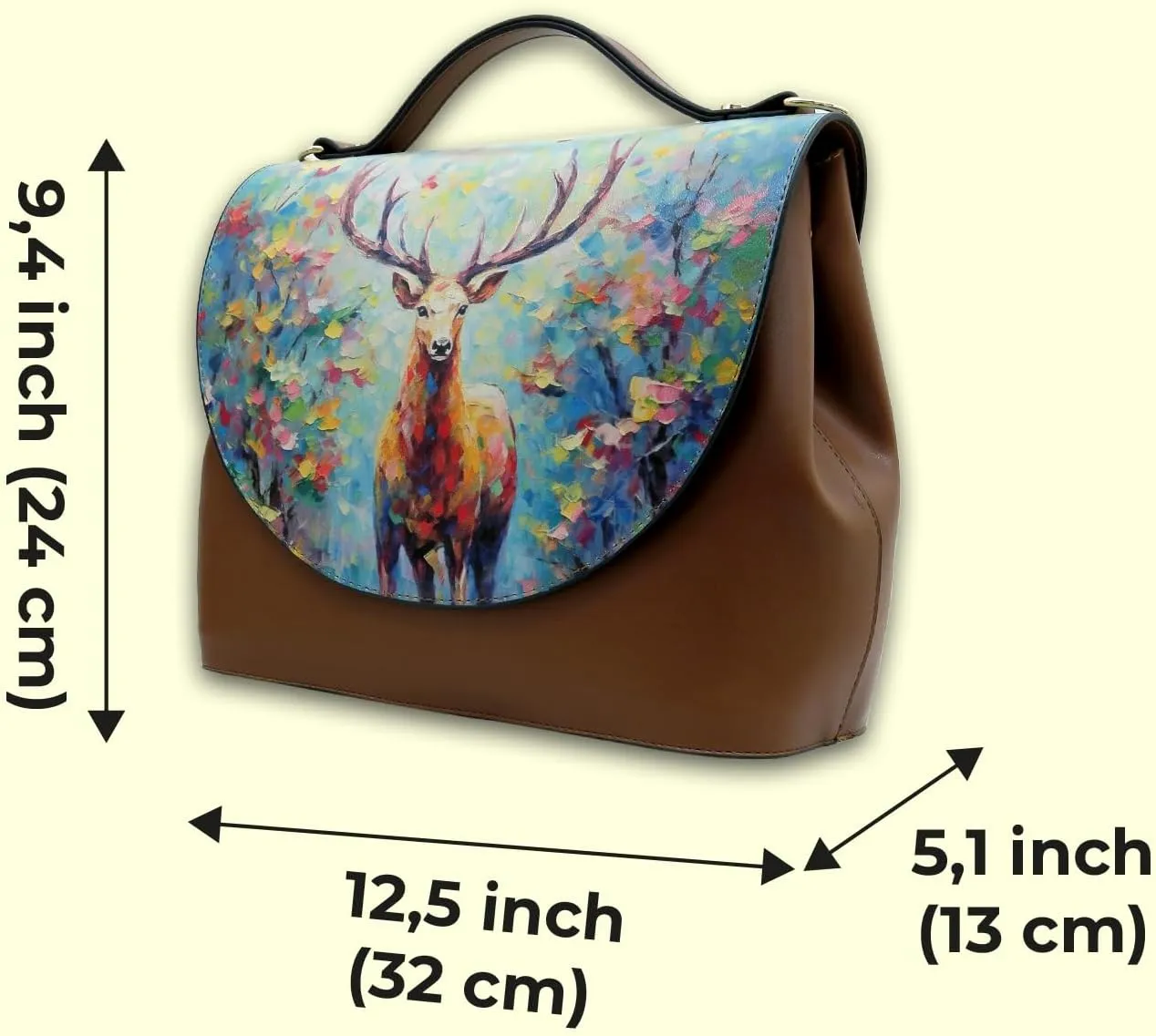 Vegan Leather Handbags for Women - Unique Design and Handmade Top-Handle Handbags
