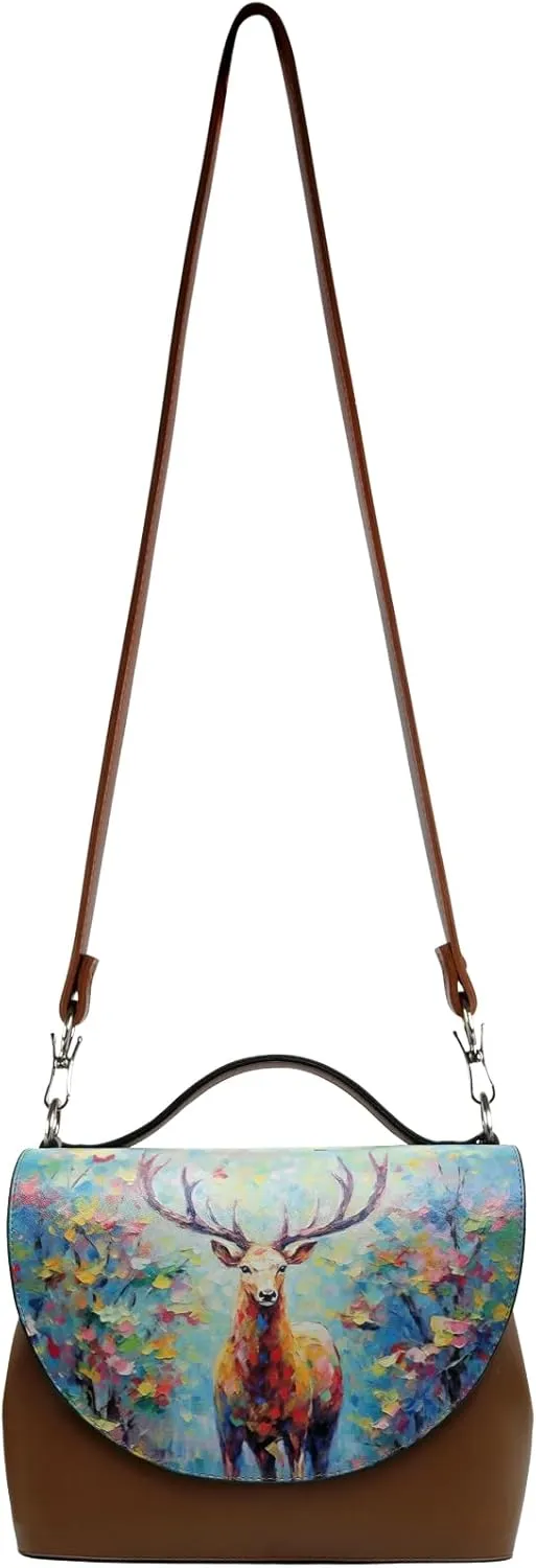 Vegan Leather Handbags for Women - Unique Design and Handmade Top-Handle Handbags
