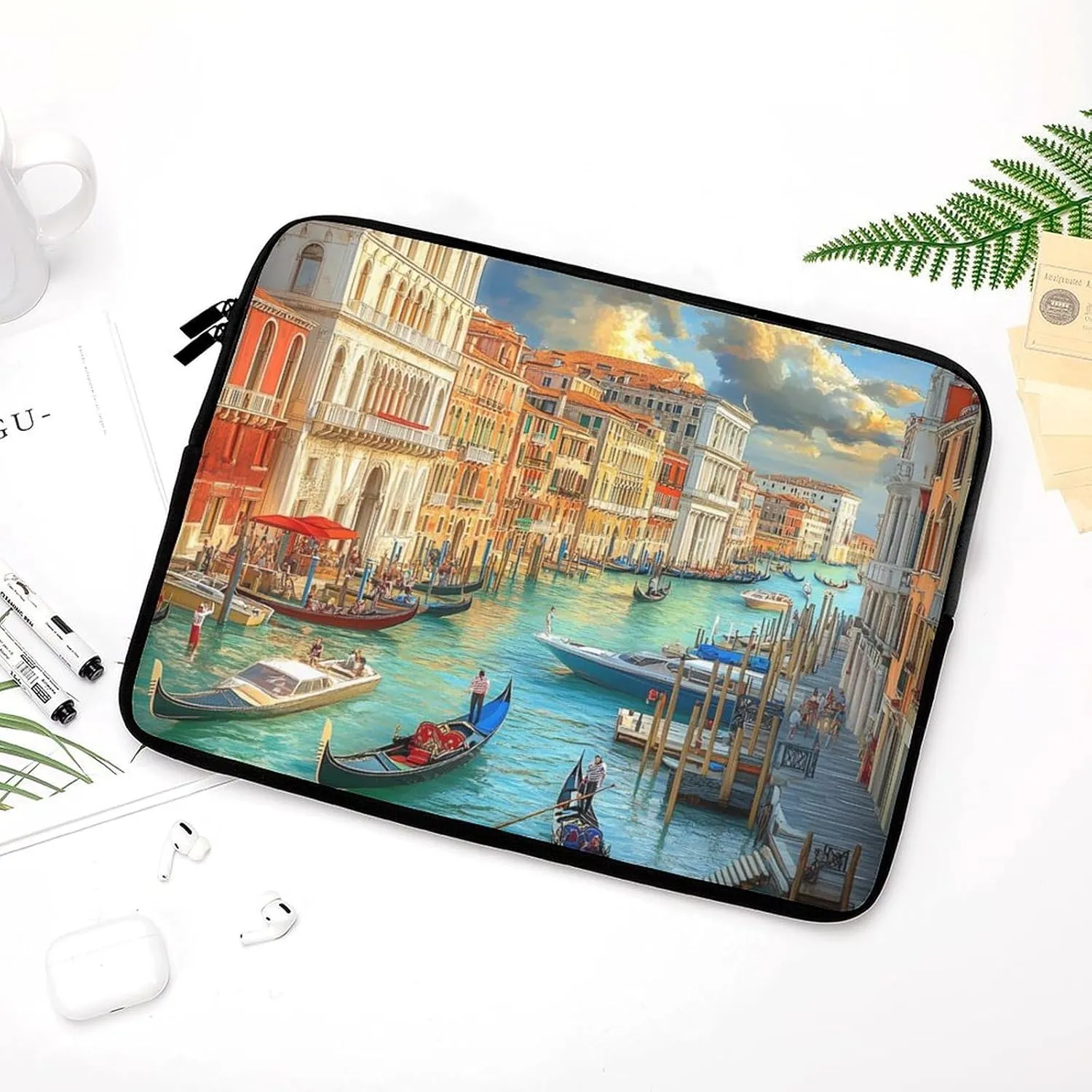 Venice Grand Canal Casual Laptop Bag Sleeve Cover Computer Carrying Case for Office Travel 13inch