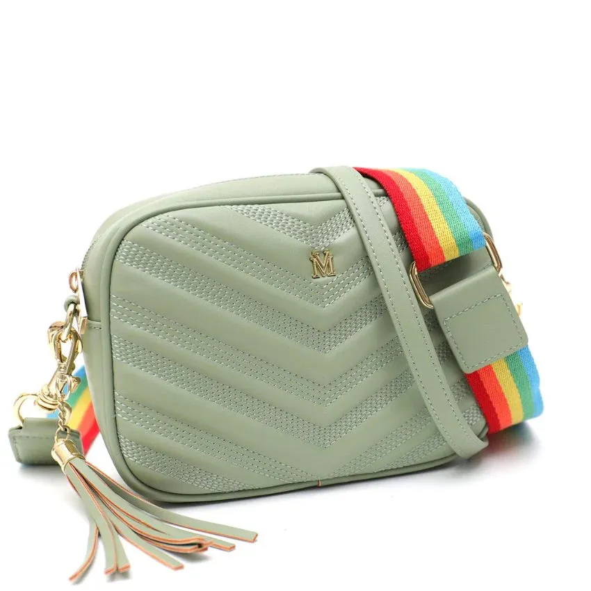 Vera May Amelia Vegan Leather Handbag | Light Green