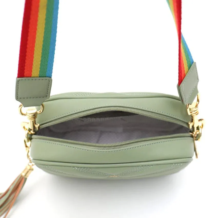 Vera May Amelia Vegan Leather Handbag | Light Green