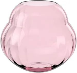 Villeroy & Boch - Rose Garden Home Vase/Hurricane Lamp, 17 cm, Crystal Glass, Pink, Capacity 2,750 ml