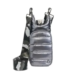 WANDERFULL GLOSSY HYDROBAG | PEWTER WITH CAMO STRAP