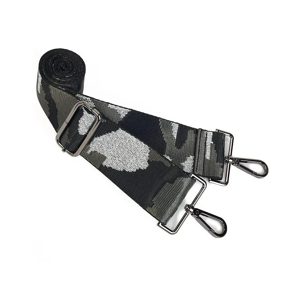 WANDERFULL GLOSSY HYDROBAG | PEWTER WITH CAMO STRAP