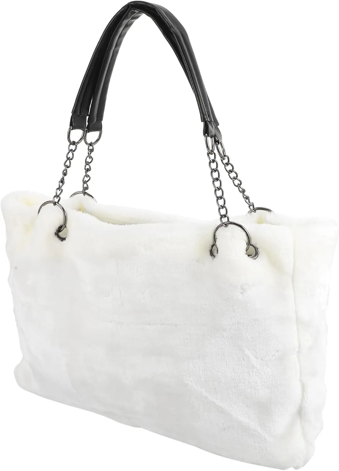 Womans Purse Plush Handbag Handbag Plush Women's Shoulder Bag Autumn Single Shoulder Bag Womans Purses