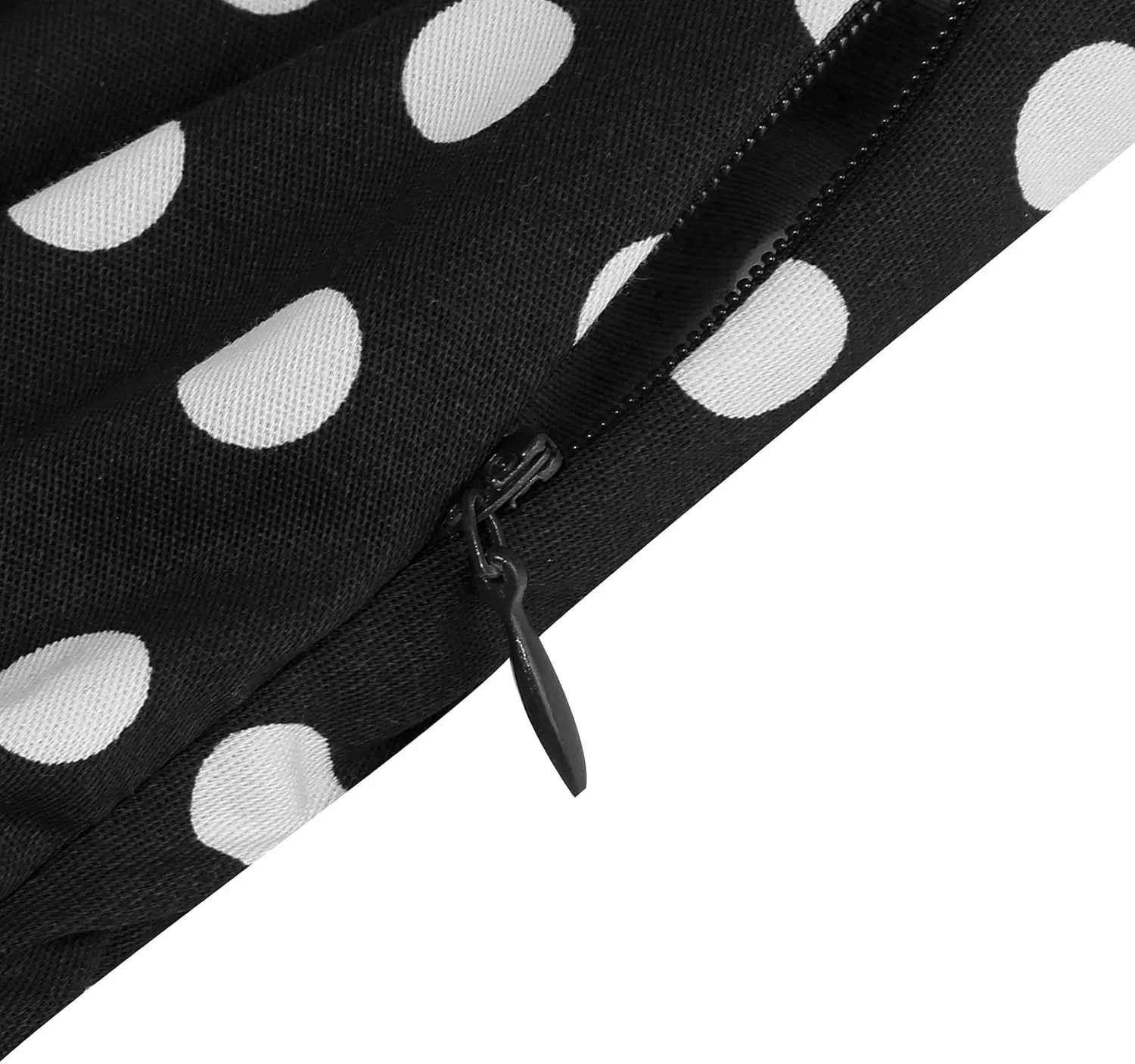 Women Vintage 1950s Retro Polka Dot Swing Dress Sleeveless Backless Halter Neck