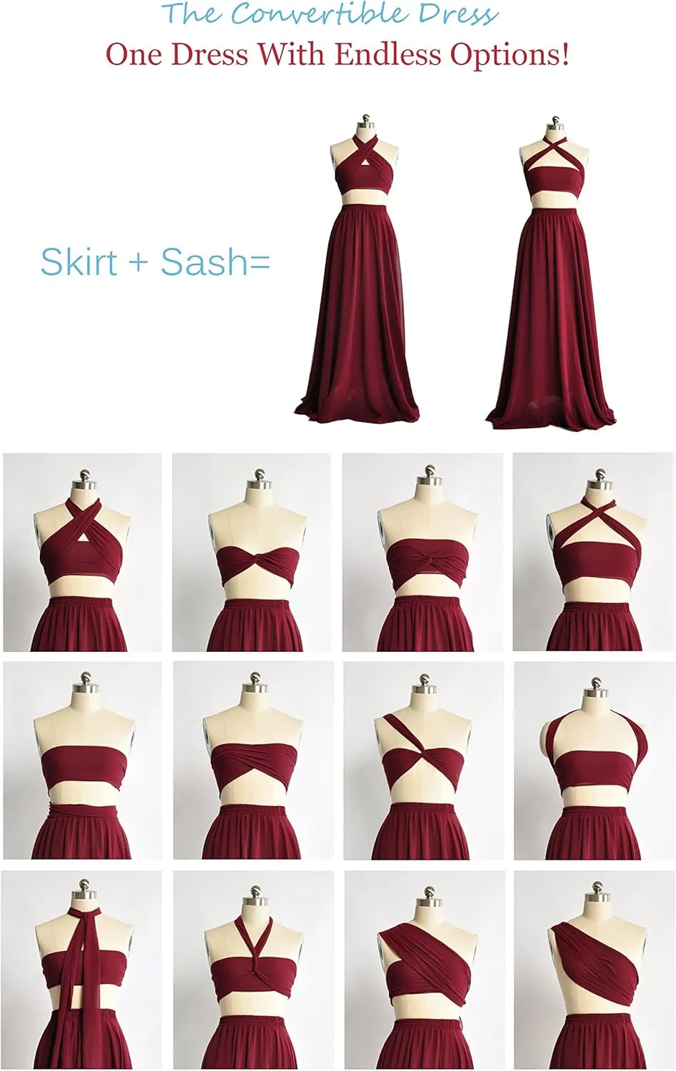 Women's Beatiful Bow Tie Summer Beach Chiffon High Waist Maxi Skirt